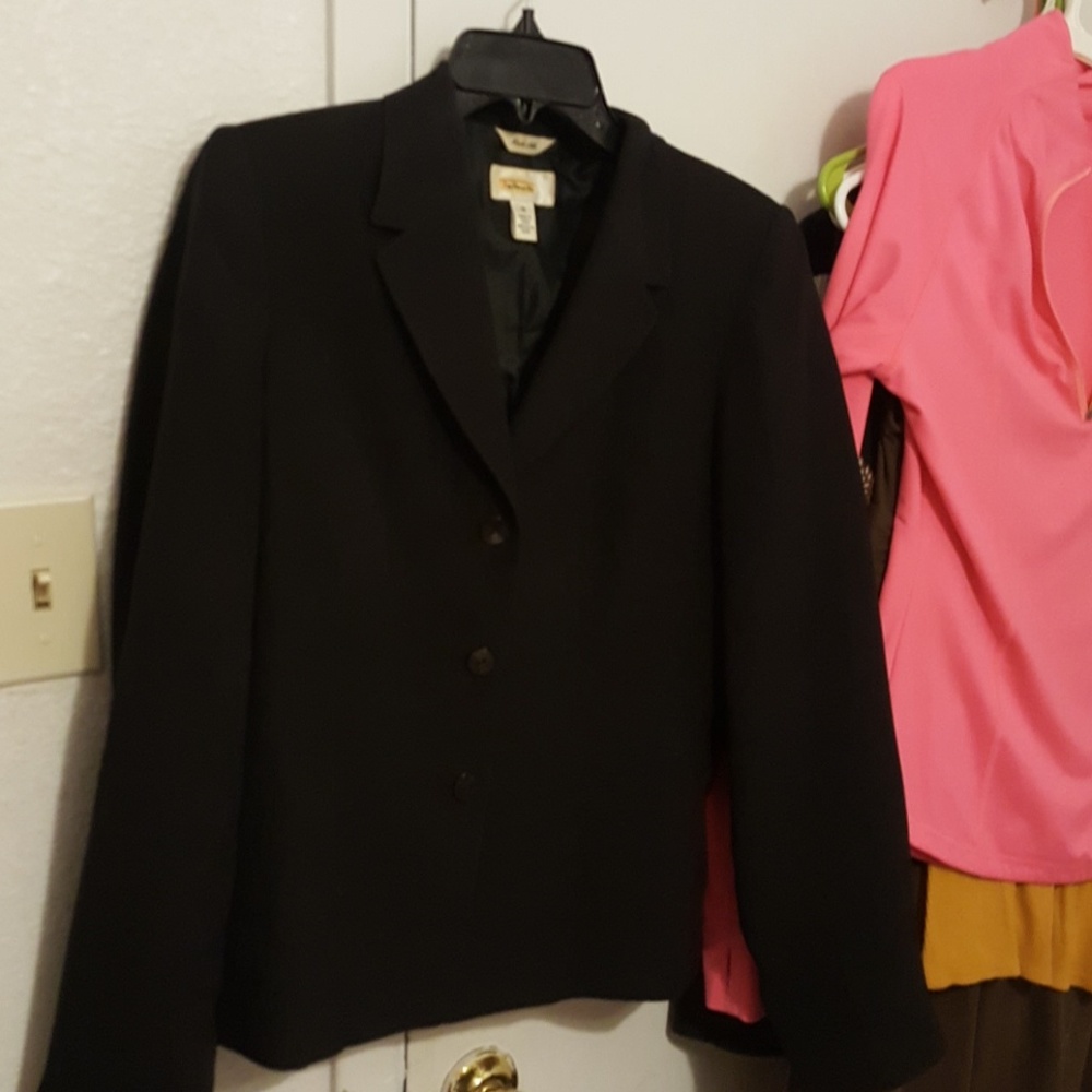 Black suit jacket
